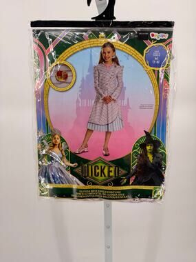 Wicked Glinda Shiz Child Costume Girls M 7-8 Disguise Dress Halloween New